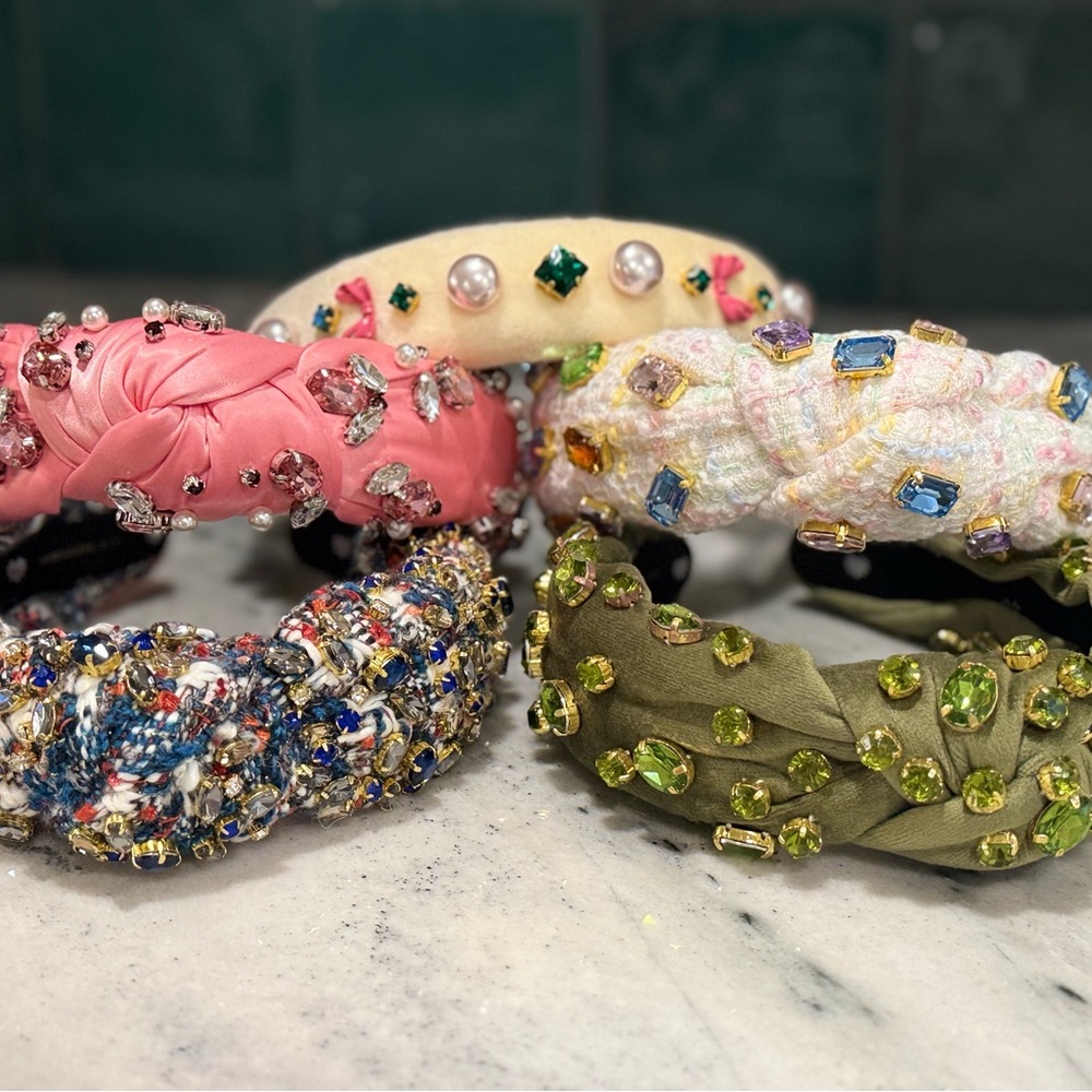 Set of 5 Lele Sadoughi & Brianna Cannon Embellished Headbands